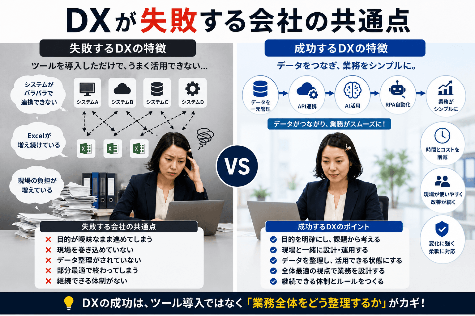 DXが失敗する会社の共通点